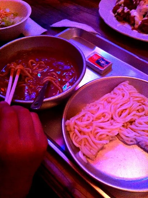 給食ソフト麺、アーモンドチーズ付き|Yuka Nakataさん