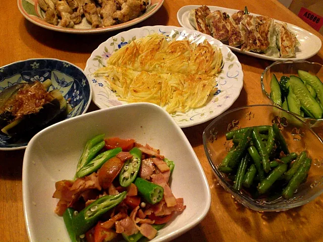 野菜三昧の夕食|ノンチさん