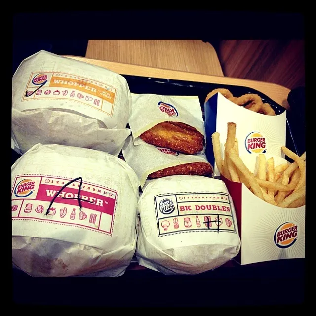 Snapdishの料理写真:Whoppers from Burger King|Paulaさん