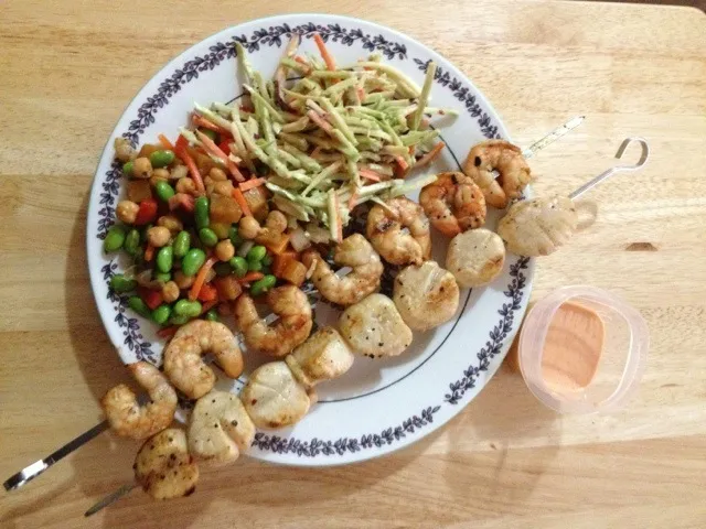 Shrimp and Scallop Kabobs|http://melissasmenu.wordpress.com/さん