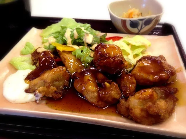 チキン甘辛定食|蓮さん