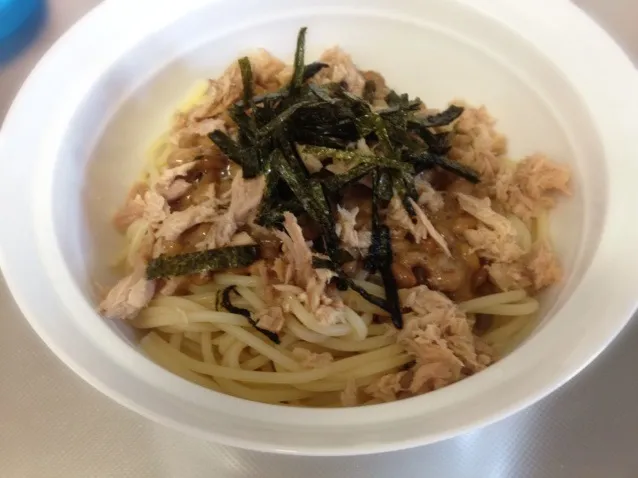 納豆パスタ|あおいさん