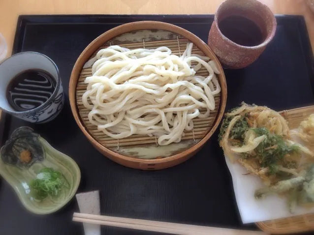 冷やしてんぷらうどん|いばきょんさん