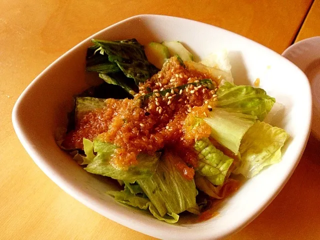 Salad with Sesame Dressing|stephanie mizuhaさん