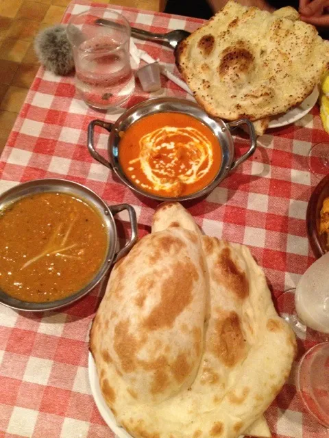 Snapdishの料理写真:インドカレー、ナン|yukiさん