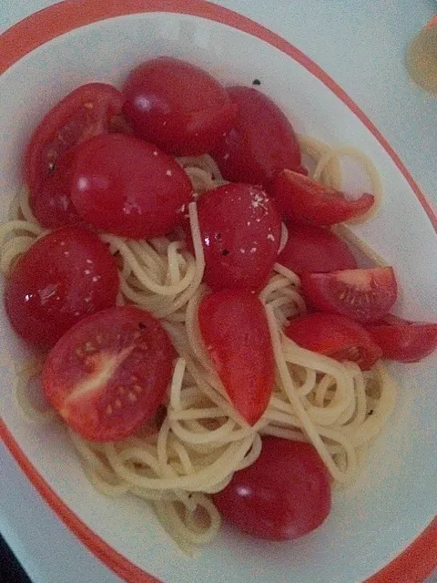 トマトの冷製パスタ|狂猫さん