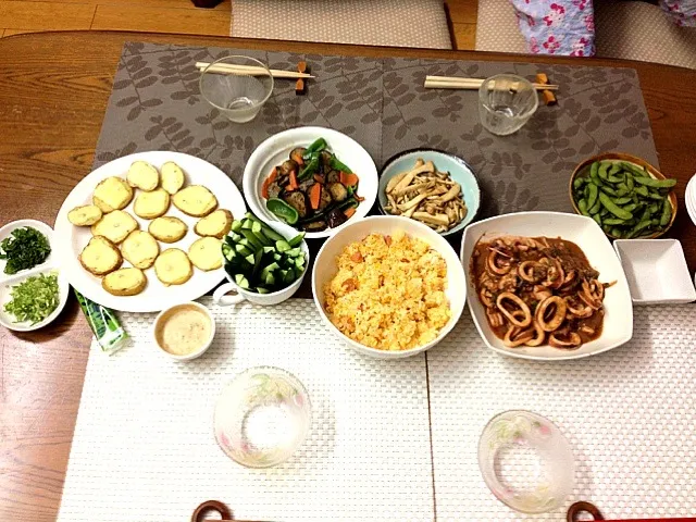 今日の晩ご飯です。|まゆみさん