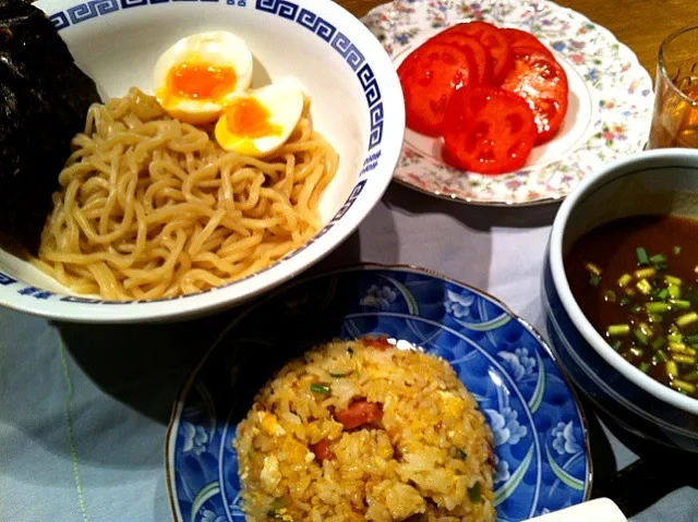 銀ちゃんのつけ麺  炒飯  トマト|高田恵子さん