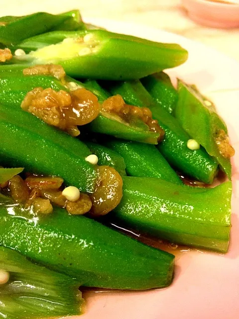 清炒羊角豆 (okra aka ladyfinger)|I make food look good. 😎さん