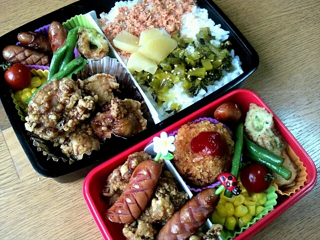 本日唐揚げ弁当。早くも夏バテでした！|ふかさくさん