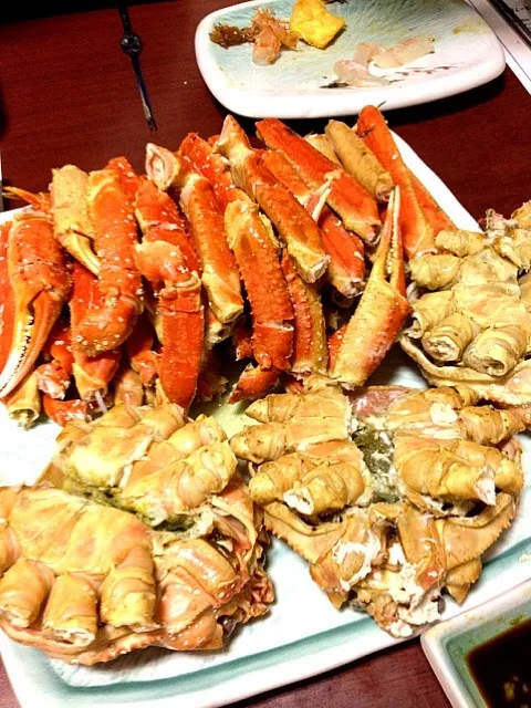 My first time eating King Crab. Love at first bite!|joyceさん