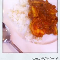 Snapdishの料理写真:海老とトマトのココナッツカレー☆|HERMESさん