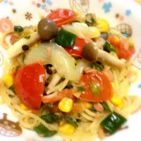 Snapdishの料理写真:野菜パスタ|あみうさん