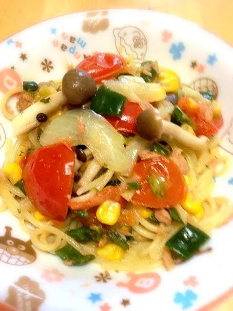 Snapdishの料理写真:野菜パスタ|あみうさん