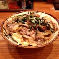 Snapdishの料理写真:横浜大勝軒の生姜焼き丼|しむらけんさん