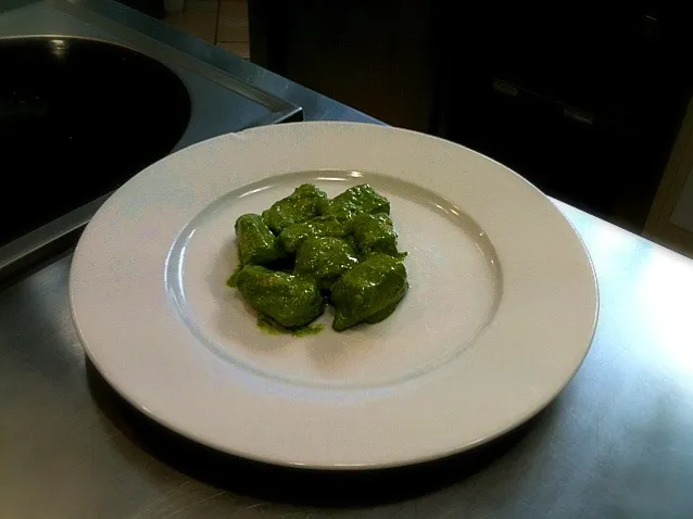 gnocchi with basil pesto|Aimee Savageさん