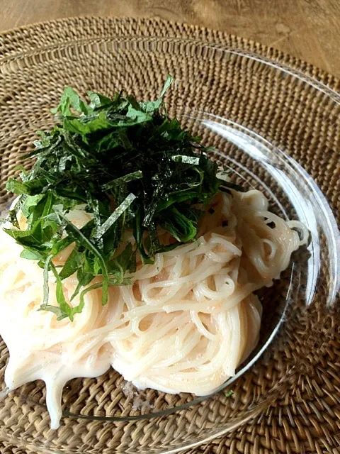 Snapdishの料理写真:明太子そうめん☀|kayoさん