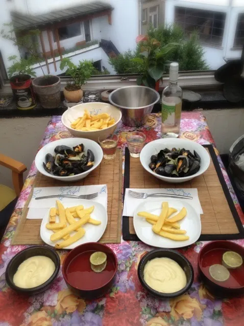 Mussels with beer.|Generaalさん