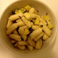 gnocchi with sage butter sauce and summer squash|Kara L. DeDonatoさん