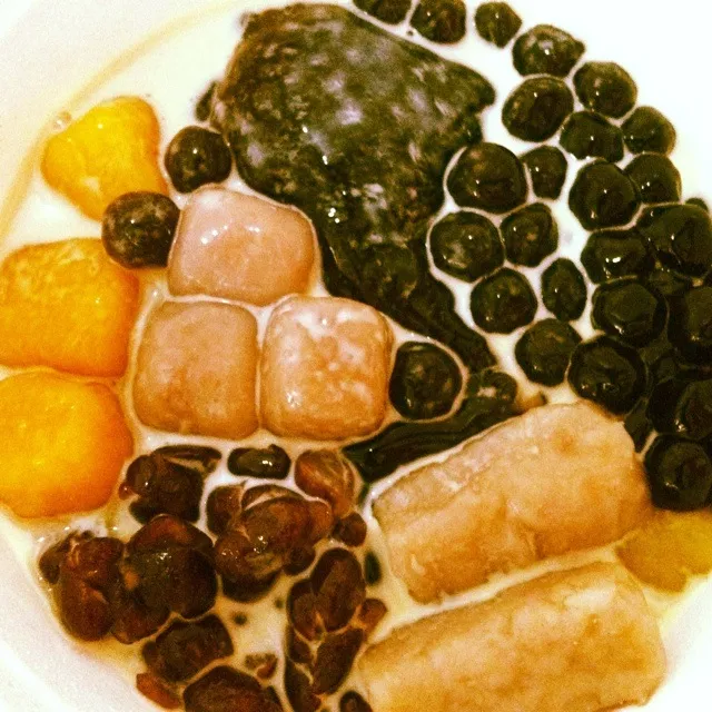 taiwan taro blackball dessert|laumeikuanさん