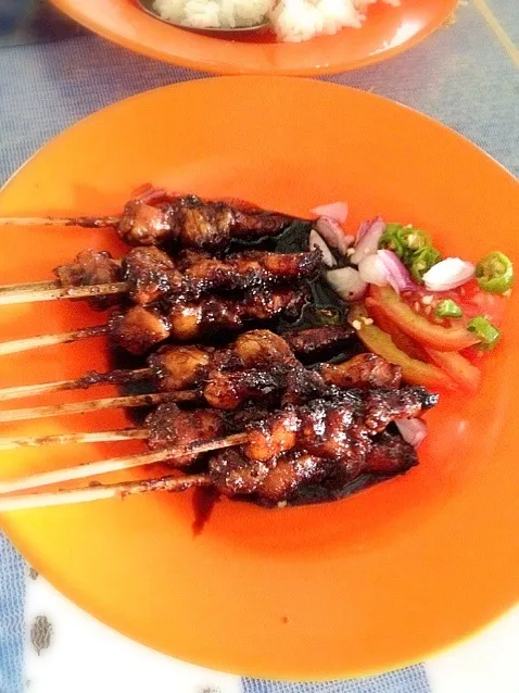 Snapdishの料理写真:Sate (sweet soy sause?)|mayukoさん