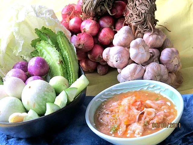 Thai chilli&Shrimp Dipping(น้ําพริกกุ้งสด)|Love Eatさん