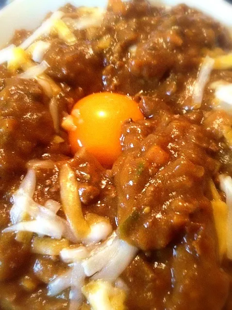 キーマカレー卵のせ|まりさん