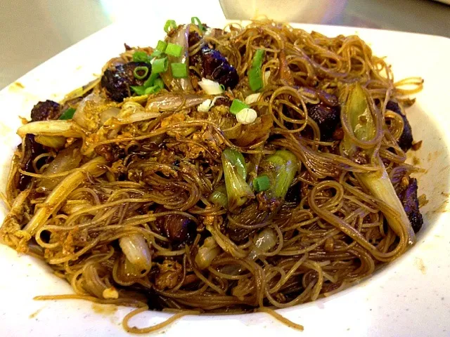 fried bee hoon with pork belly|willzさん