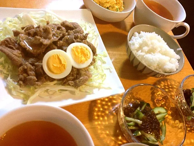 今日の晩ごはん|文さん