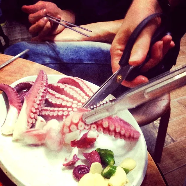 Snapdishの料理写真:Juicy octopus!|joyceさん