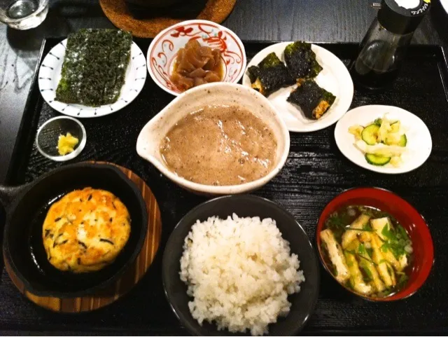 自然薯定食|塩豚骨さん