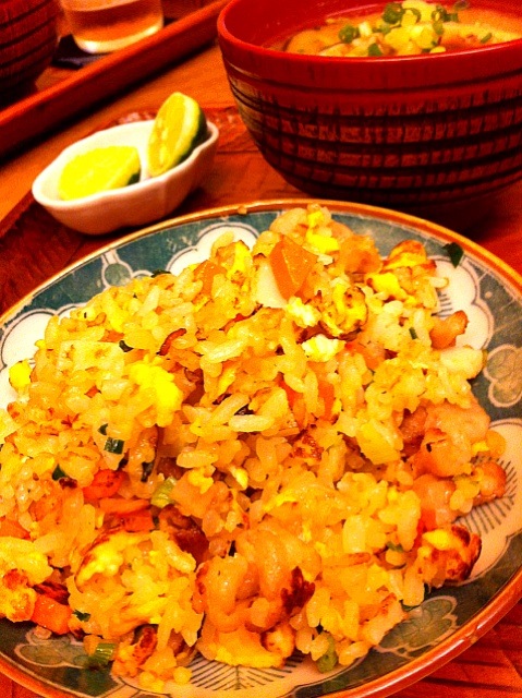 焼き飯 お味噌汁 じゃがいもと玉ねぎとしいたけ Hitomi Furukawa Snapdish スナップディッシュ Id Qmwuya