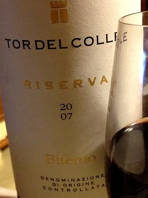 TOR DEL COLLE RISERVA 2007|shinomiya yoshihiroさん