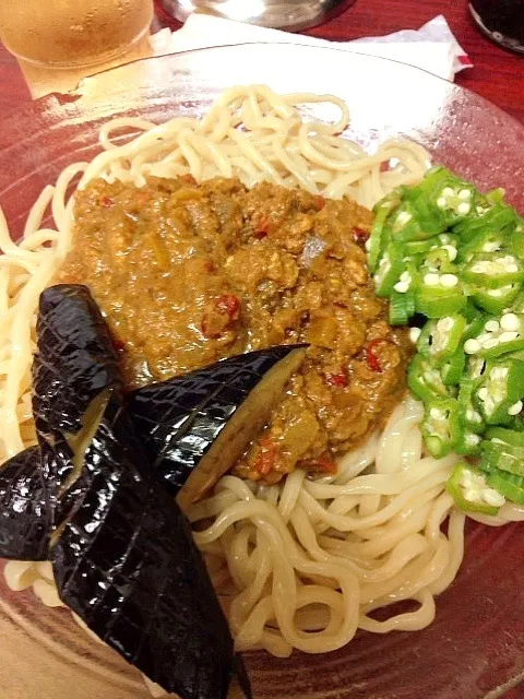 カレーねばっと冷や混ぜラーメン|ぴろさん