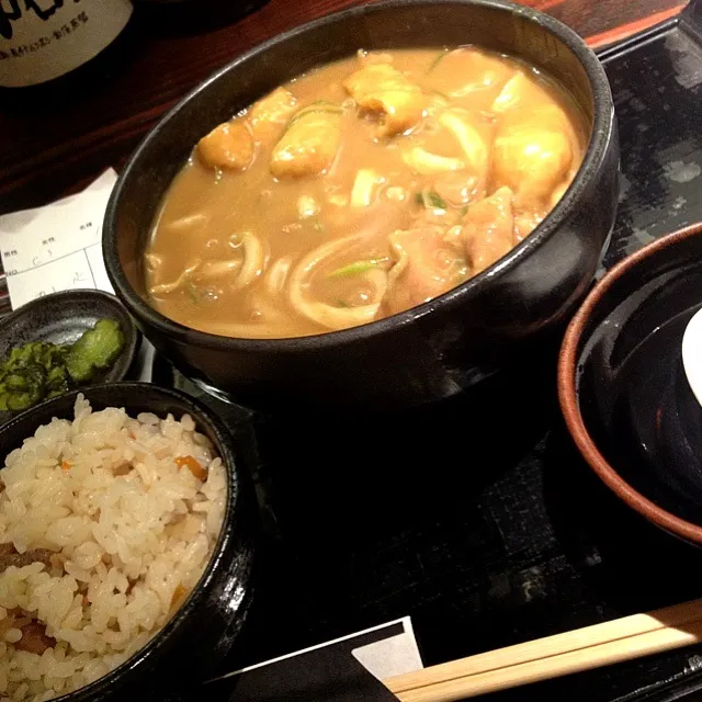 カレーうどん＆炊き込みご飯|きむらゆういちさん