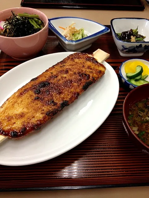 五平餅定食|ぬう太郎さん