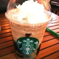 White choc mocha frappe with coffee jelly|Puhngさん