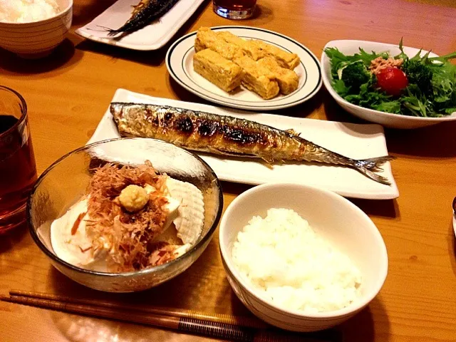 秋刀魚定食|めんこさん