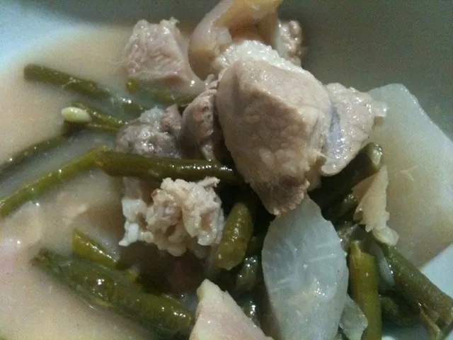 Snapdishの料理写真:Sinigang na Baboy for dinner|Ron Cortadoさん