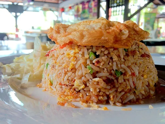 Sambal Fried Rice With Prawn + Fried Egg|Yoshimune KITTAさん