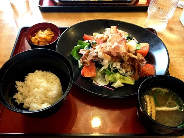 鶏肉のおろしポン酢定食@ジョイフル|えり、さん