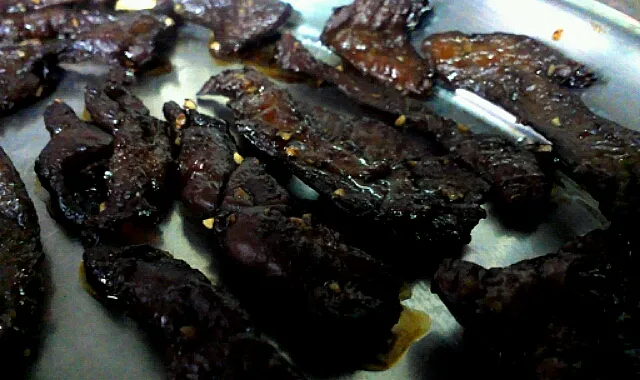 home made duck jerky|rachataさん