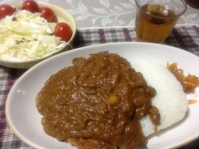 隠れてるけどチキンカツカレー|yasbongさん