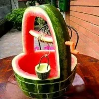 Snapdishの料理写真:creative watermelon fruits art