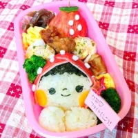 Snapdishの料理写真:いちごちゃん🍓妹弁当