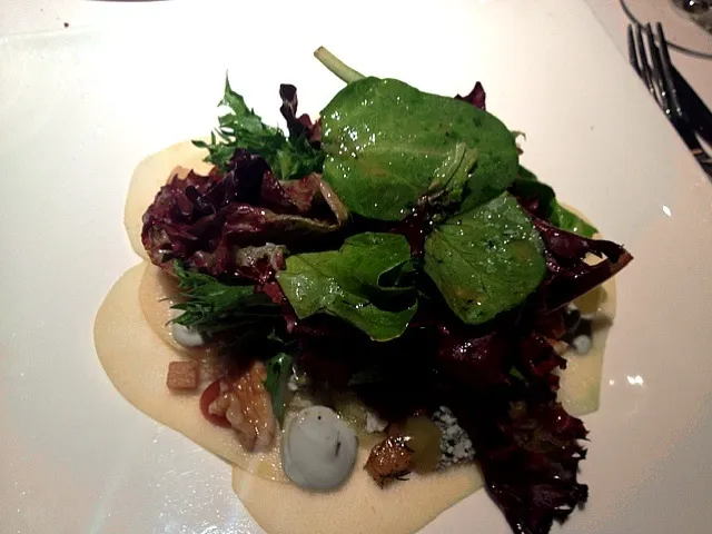 Snapdishの料理写真:pear salad with blue cheese and walnut|seykさん