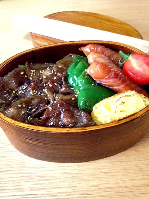 焼肉丼  弁当|みなさん