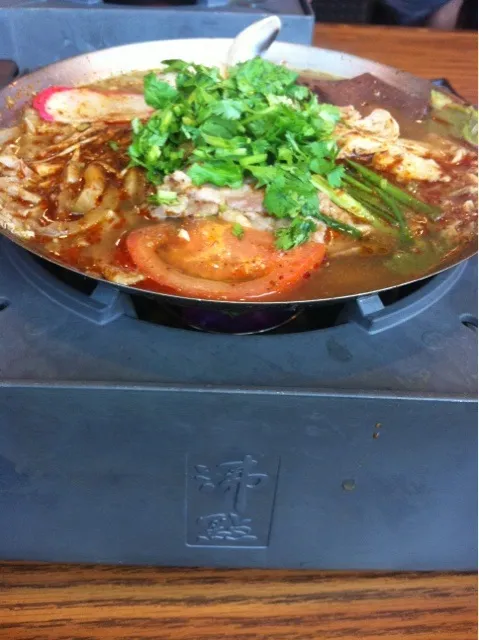 Snapdishの料理写真:stinky tofu hot pot|helsieさん