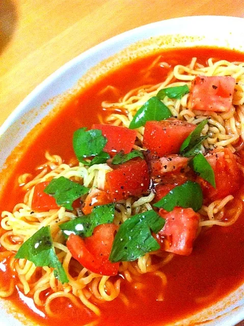 トマトのイタリアンラーメン|ちーさん