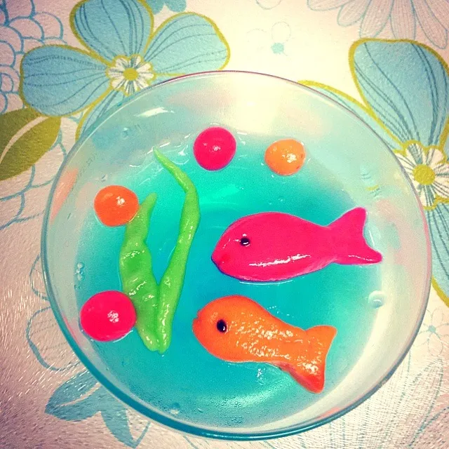 Snapdishの料理写真:プカプカ金魚|tomokoさん